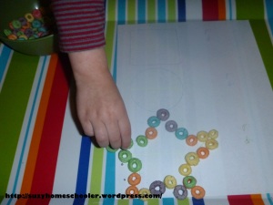 25 Fruit Loop Activities from Suzy Homeschooler, perimeter and diameter (1)